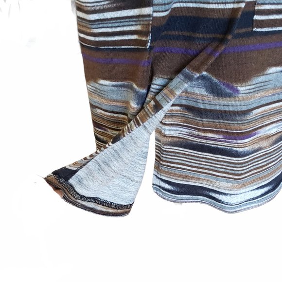 Papillon Mini Cowl Neck Knit Sweater Dress Sz M - Picture 4 of 12